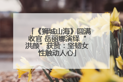 《狮城山海》圆满收官 岳丽娜演绎“洪颜”获赞：坚韧女性触动人心
