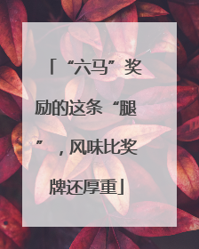 “六马”奖励的这条“腿”，风味比奖牌还厚重