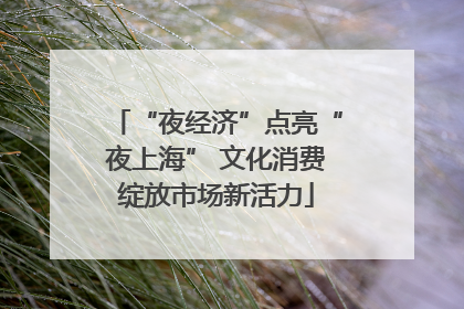 “夜经济”点亮“夜上海” 文化消费绽放市场新活力