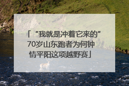 “我就是冲着它来的” 70岁山东跑者为何钟情平阳这项越野赛