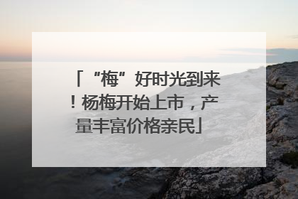 “梅”好时光到来！杨梅开始上市，产量丰富价格亲民
