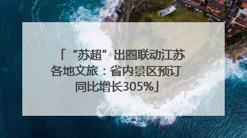 “苏超”出圈联动江苏各地文旅：省内景区预订同比增长305%