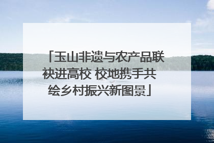 玉山非遗与农产品联袂进高校 校地携手共绘乡村振兴新图景