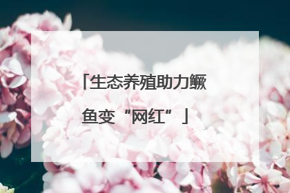 生态养殖助力鳜鱼变“网红”