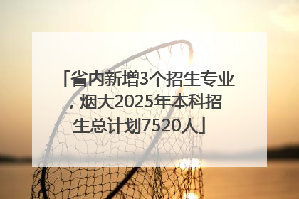 省内新增3个招生专业，烟大2025年本科招生总计划7520人