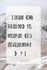 美剧《掩耳盗邻》凭啥逆袭《白莲花度假村》？