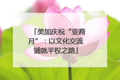 美加庆祝“亚裔月”：以文化交流铺就平权之路