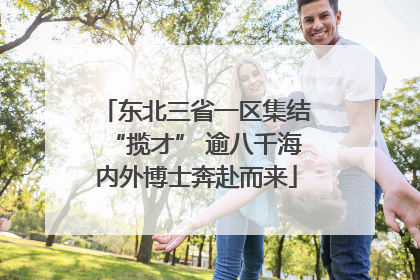 东北三省一区集结“揽才” 逾八千海内外博士奔赴而来