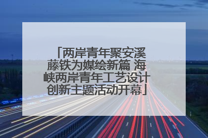 两岸青年聚安溪 藤铁为媒绘新篇 海峡两岸青年工艺设计创新主题活动开幕
