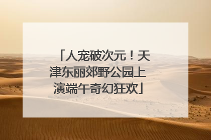 人宠破次元！天津东丽郊野公园上演端午奇幻狂欢