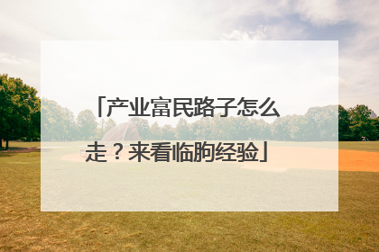 产业富民路子怎么走？来看临朐经验