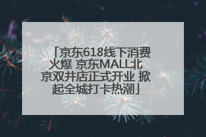 京东618线下消费火爆 京东MALL北京双井店正式开业 掀起全城打卡热潮