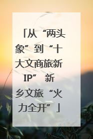 从“两头象”到“十大文商旅新IP” 新乡文旅“火力全开”