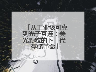 从工业级可靠到光子互连：美光颗粒的下一代存储革命
