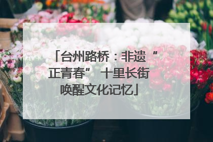 台州路桥：非遗“正青春” 十里长街唤醒文化记忆
