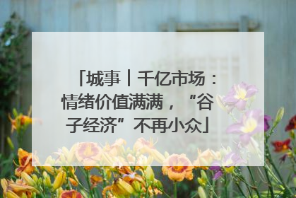 城事︱千亿市场：情绪价值满满，“谷子经济”不再小众