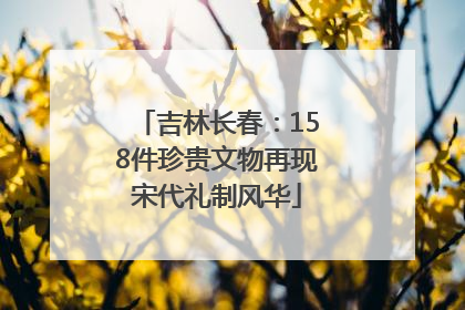 吉林长春：158件珍贵文物再现宋代礼制风华