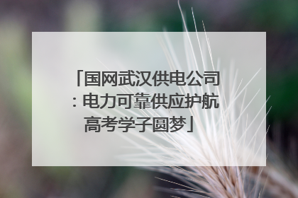 国网武汉供电公司：电力可靠供应护航高考学子圆梦