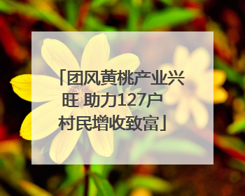 团风黄桃产业兴旺 助力127户村民增收致富