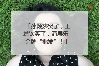 孙颖莎哭了，王楚钦笑了，潘展乐金牌“批发”！