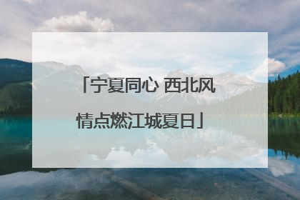 宁夏同心 西北风情点燃江城夏日