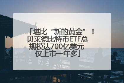 堪比“新的黄金”！贝莱德比特币ETF总规模达700亿美元 仅上市一年多