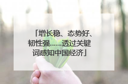 增长稳、态势好、韧性强……透过关键词感知中国经济