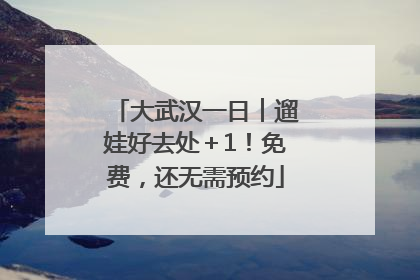 大武汉一日︱遛娃好去处＋1！免费，还无需预约