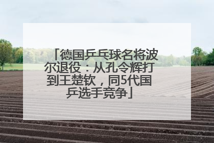 德国乒乓球名将波尔退役：从孔令辉打到王楚钦，同5代国乒选手竞争