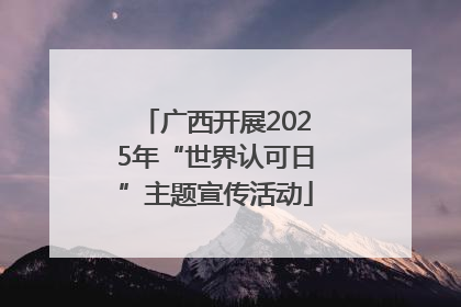 广西开展2025年“世界认可日”主题宣传活动