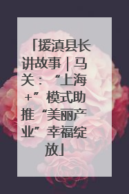 援滇县长讲故事｜马关：“上海+”模式助推“美丽产业”幸福绽放