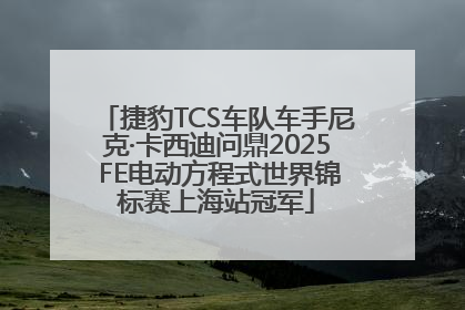 捷豹TCS车队车手尼克·卡西迪问鼎2025 FE电动方程式世界锦标赛上海站冠军