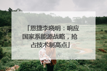 恩捷李晓明：响应国家系能源战略，抢占技术制高点