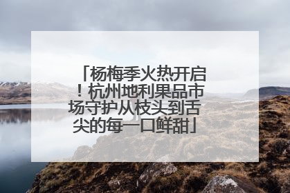 杨梅季火热开启！杭州地利果品市场守护从枝头到舌尖的每一口鲜甜