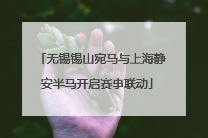 无锡锡山宛马与上海静安半马开启赛事联动