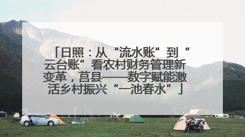 日照：从“流水账”到“云台账”看农村财务管理新变革，莒县——数字赋能激活乡村振兴“一池春水”