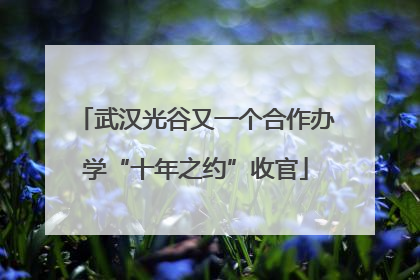 武汉光谷又一个合作办学“十年之约”收官
