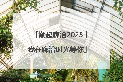 潮起廊洽2025丨我在廊洽时光等你