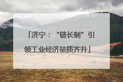 济宁：“链长制”引领工业经济量质齐升
