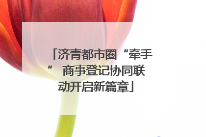 济青都市圈“牵手” 商事登记协同联动开启新篇章