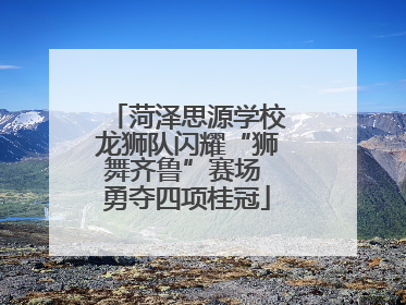 菏泽思源学校龙狮队闪耀“狮舞齐鲁”赛场 勇夺四项桂冠