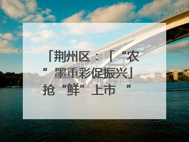 荆州区：「“农”墨重彩促振兴」抢“鲜”上市 “采摘经济”助农“甜蜜增收”