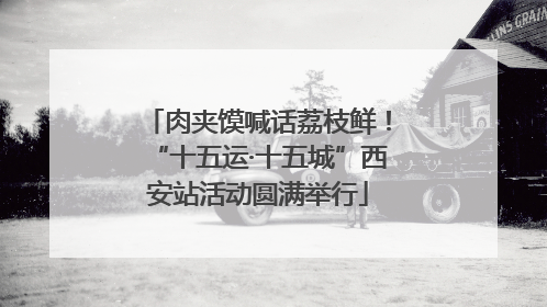 肉夹馍喊话荔枝鲜！“十五运·十五城”西安站活动圆满举行