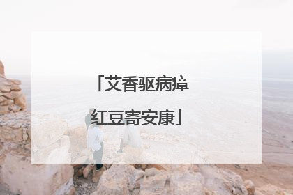 艾香驱病瘴 红豆寄安康