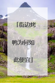 街边烤鸭为何如此便宜