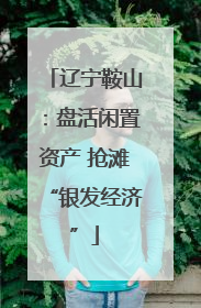 辽宁鞍山：盘活闲置资产 抢滩“银发经济”