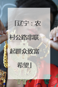 辽宁：农村公路串联起群众致富希望