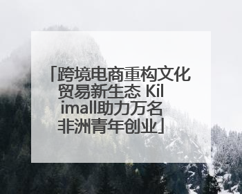 跨境电商重构文化贸易新生态 Kilimall助力万名非洲青年创业