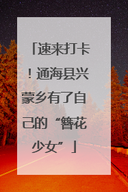 速来打卡！通海县兴蒙乡有了自己的“簪花少女”