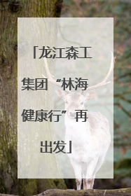 龙江森工集团“林海健康行”再出发